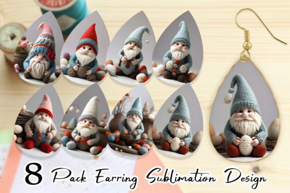 Earring Easter Gnome Embroidery Review