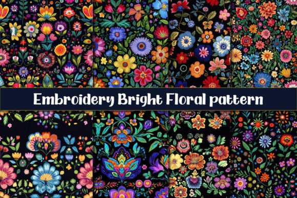 Embroidery Bright Floral Pattern Review