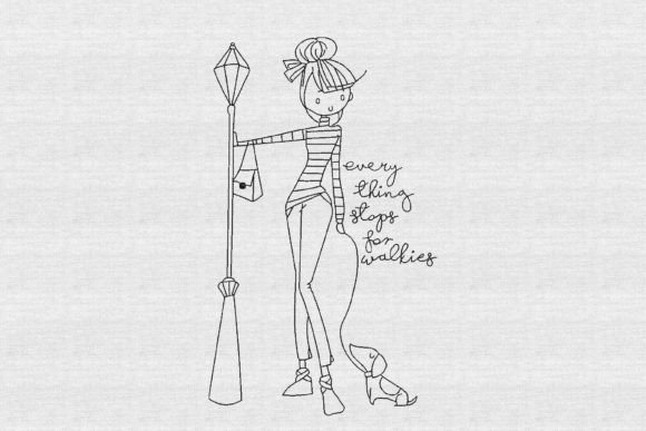 Everything Stops for Walkies Embroidery Review