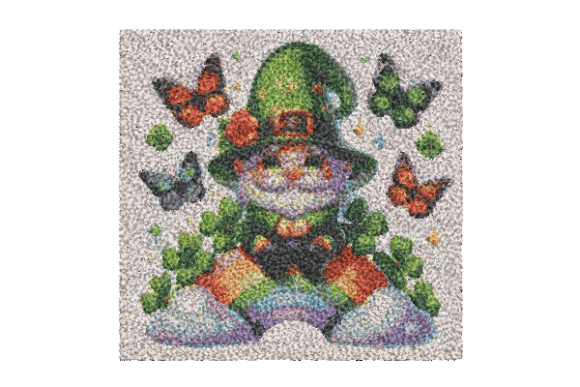 Gnome Patricks Day Butterfly Embroidery Review