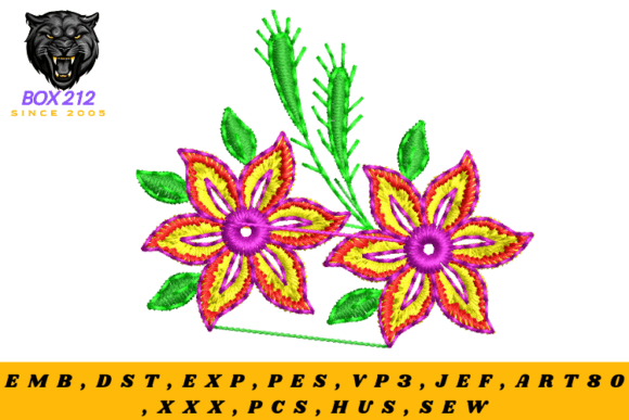 Gorgeous Flowers Digital Embroidery Review