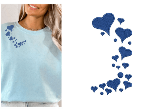 Heart Waterfall Embroidery Designs Review