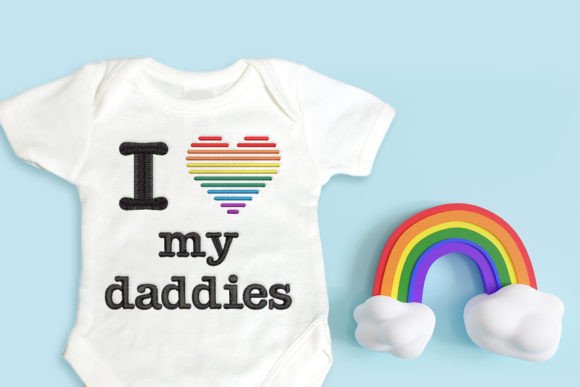 I Heart My Daddies LGBT Embroidery Review