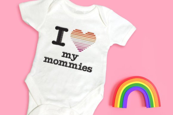 I Heart My Mommies LGBT Embroidery Review