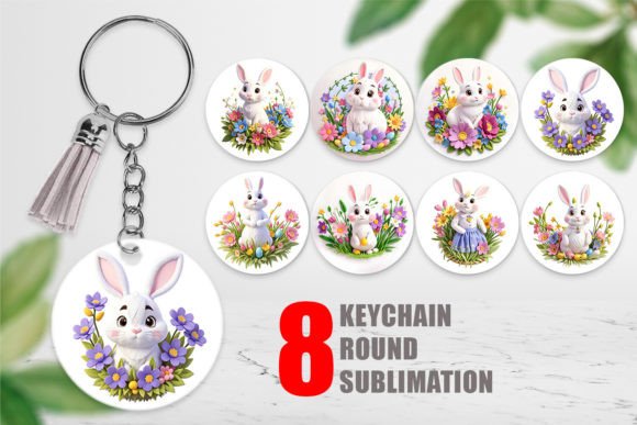 Keychain Bunny Easter Embroidery Review