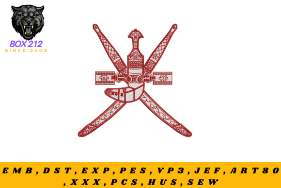 Ornate Sword Embroidery Design Review