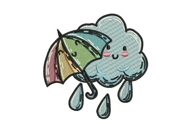 Rain Cloud Embroidery Design Review