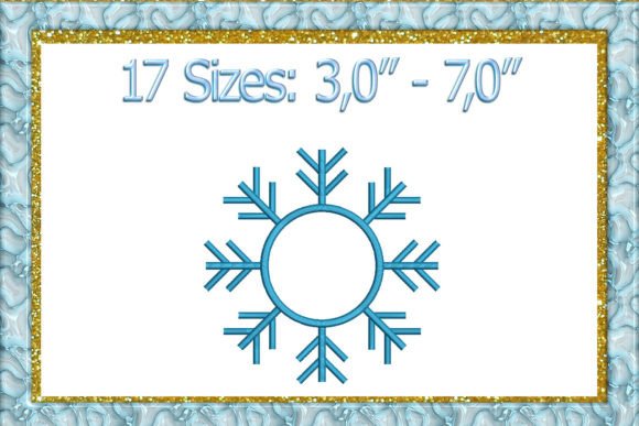 Snowflake Frame Embroidery Design Review
