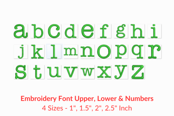 Typewriter Fonts Embroidery Design Review