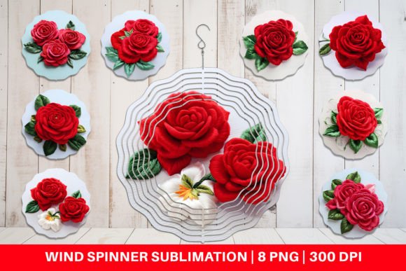 Wind Spinner 3D Rose Embroidery Review